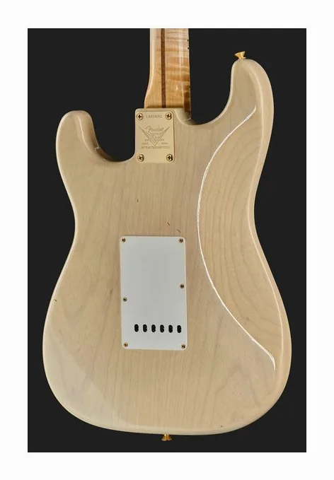 Fender LTD 70th 1954 Strat Jmr HB, capotasto e prime posizioni della tastiera