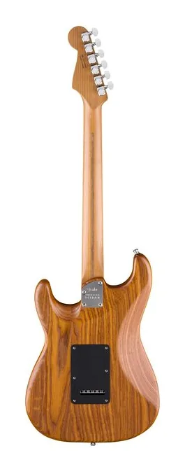 Fender LTD Am Ultra Strat NAT HSS, corpo e verniciatura in primo piano