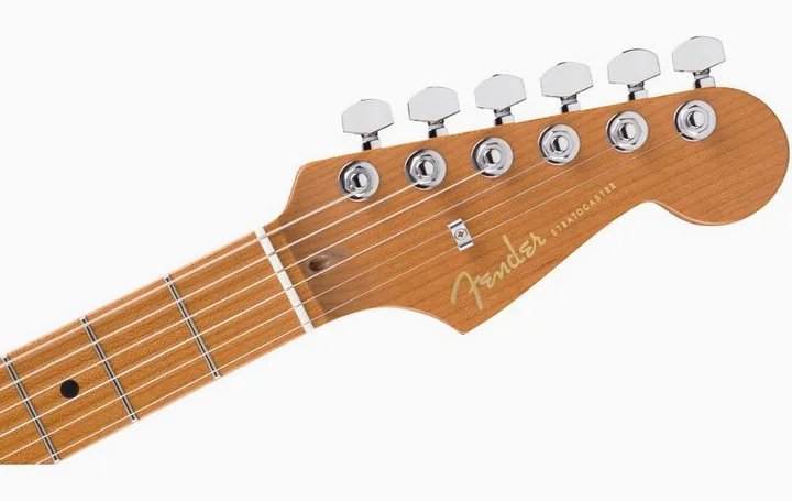 Fender LTD Am Ultra Strat NAT, pickup e manopole dei controlli