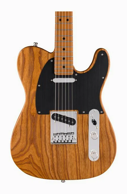 Fender LTD Am Ultra Tele NAT, paletta con meccaniche e logo