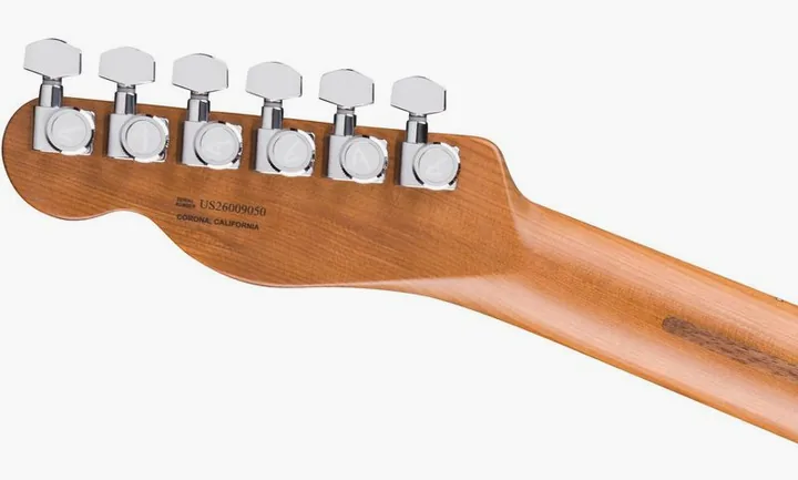 Fender LTD Am Ultra Tele NAT, profilo laterale del corpo