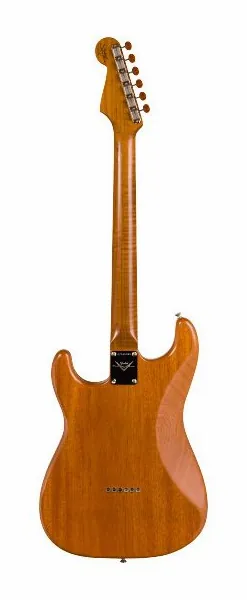 Fender LTD Artisan P90 Koa Strat AN, profilo laterale del corpo