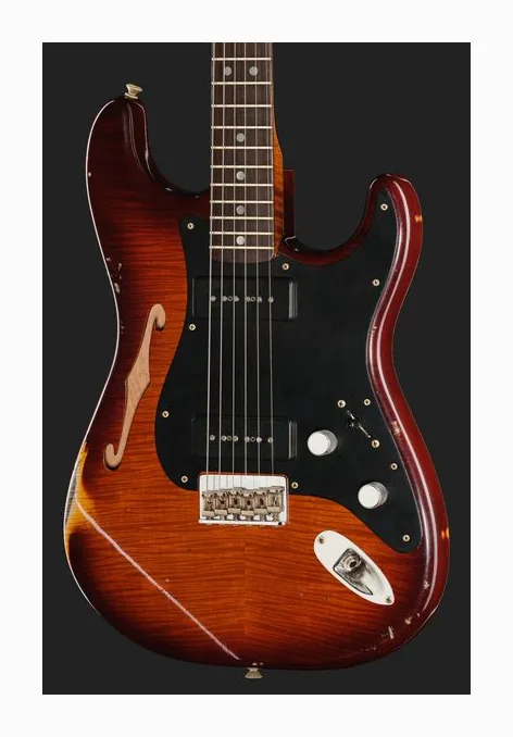 Fender LTD Artisan P90 Strat AVB, profilo laterale del corpo