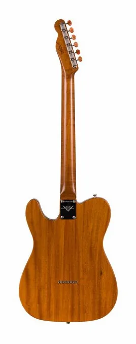 Fender LTD Artisan Tele Burl Dual P90, capotasto e prime posizioni della tastiera