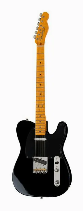 Fender LTD AV II 51 Tele MN BLK visto di fronte