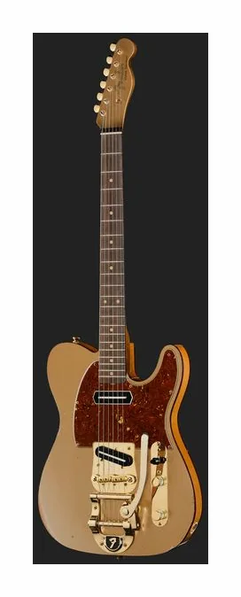 Fender LTD Bow Tie Tele Bigsby AFG, corpo e verniciatura in primo piano