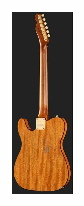 Fender LTD Bow Tie Tele Bigsby BK, vista posteriore del corpo