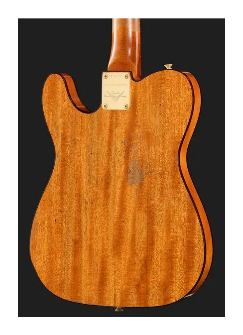 Fender LTD Bow Tie Tele Bigsby BK, corpo e verniciatura in primo piano
