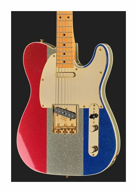 Fender LTD Buck Owens Tele MN RSB, corpo e verniciatura in primo piano