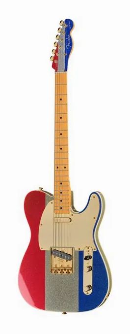 Fender LTD Buck Owens Tele MN RSB in primo piano frontale