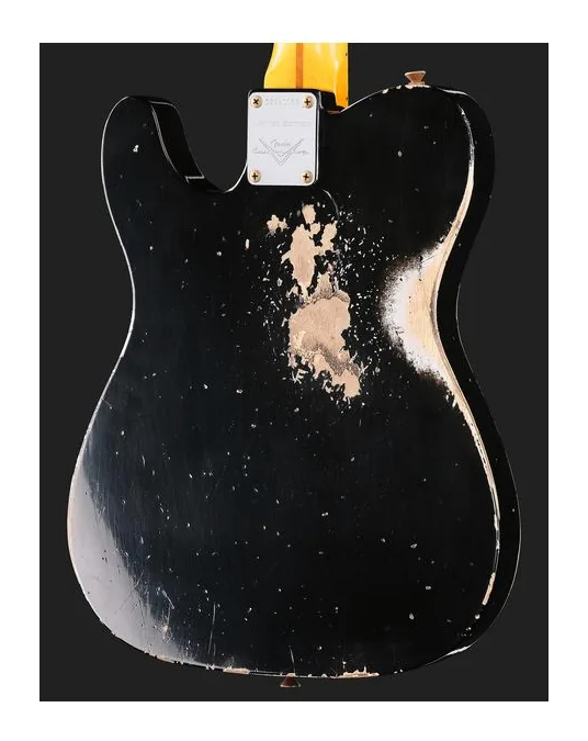 Fender LTD CuNife Tele HR Aged Black, selettore pickup e jack di uscita