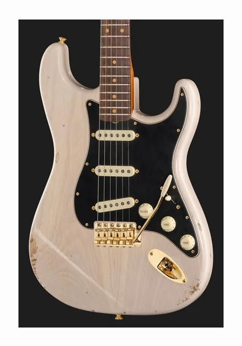 Fender LTD Custom '62 Strat RL AWB, corpo e verniciatura in primo piano