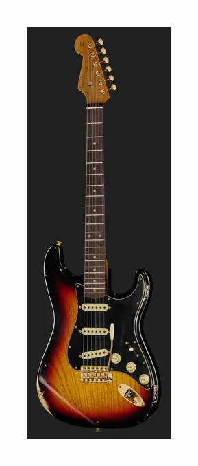 Fender LTD Custom '62 Strat RL BSB, capotasto e prime posizioni della tastiera