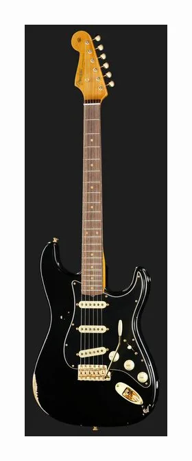 Fender LTD Custom 62 Strat Relic AB, curve del body viste dall'alto