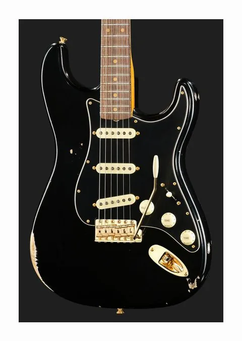 Fender LTD Custom 62 Strat Relic AB, manico e tastiera visti di lato