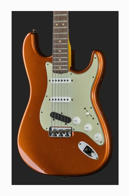 Fender LTD Hotshot Strat JM Relic BC, pickup e manopole dei controlli