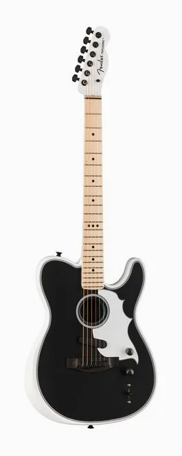Fender LTD Jack White Triplesonic WB, manico e tastiera visti di lato
