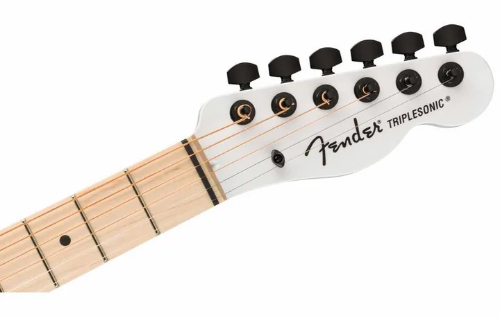 Fender LTD Jack White Triplesonic WB, manico e tastiera visti di lato