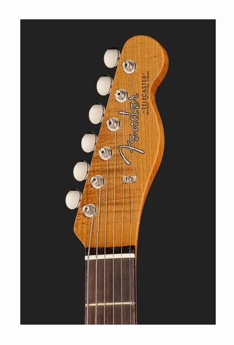 Fender LTD Knotty Tele NOS Aged AN, capotasto e prime posizioni della tastiera