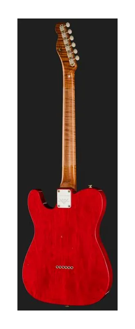 Fender LTD P90 Korina Tele Jmr ACT, curve del body viste dall'alto