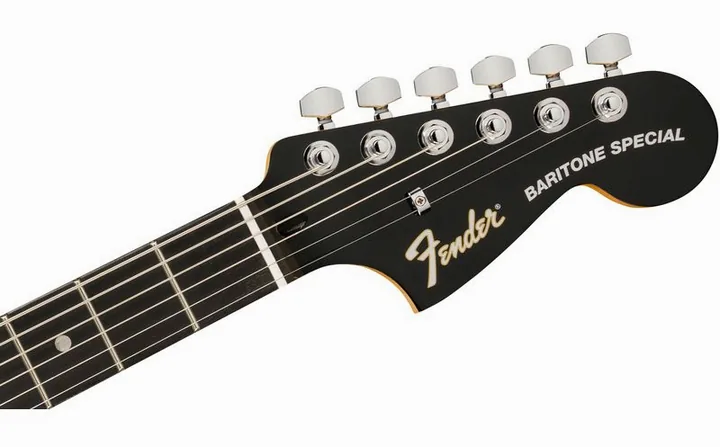 Fender LTD Player Fusion Jag Bari SLV, capotasto e prime posizioni della tastiera