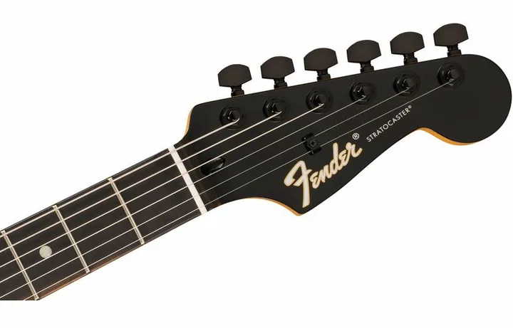 Fender LTD Player Fusion Strat HSS OP, corpo e verniciatura in primo piano