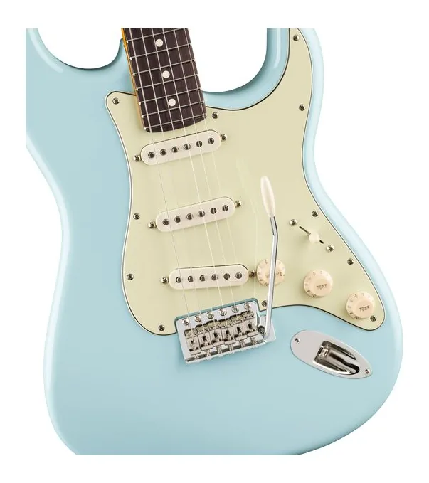 Fender LTD Pro Clsc Silent Strat DNB, corpo e verniciatura in primo piano