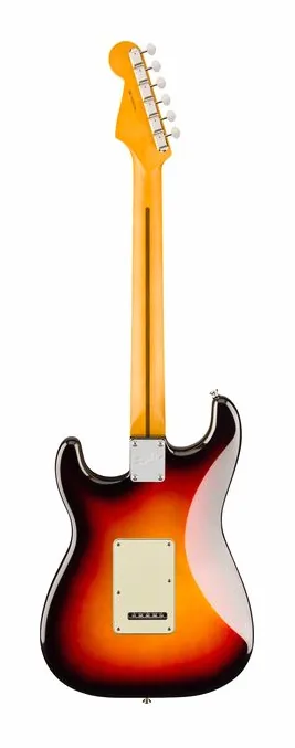 Fender LTD Pro Clsc Silent Strat 3CSB, paletta con meccaniche e logo