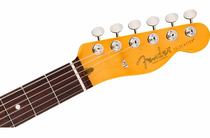 Fender LTD Pro Clsc Silent Tele CAR, curve del body viste dall'alto