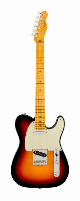 Fender LTD Pro Clsc Silent Tele 3CSB inquadrato di fronte su sfondo neutro