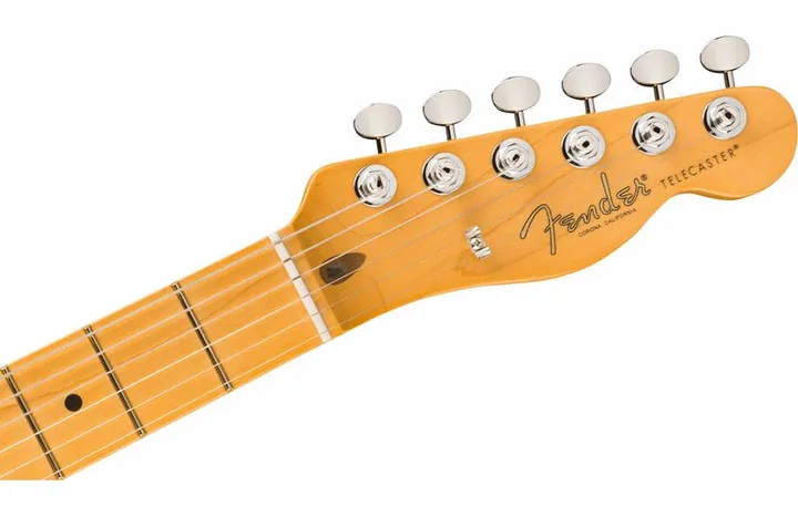 Fender LTD Pro Clsc Silent Tele VBL, curve del body viste dall'alto