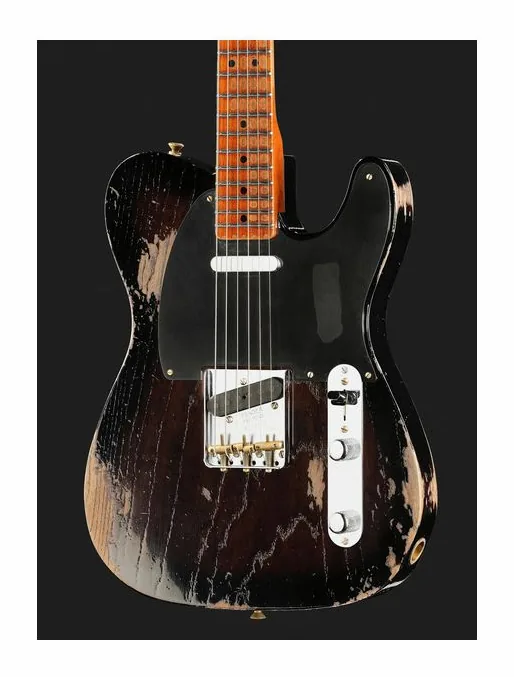 Fender LTD Roasted Reverse 50s Tele B, vista posteriore del corpo