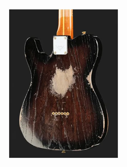Fender LTD Roasted Reverse 50s Tele B, pickup e manopole dei controlli