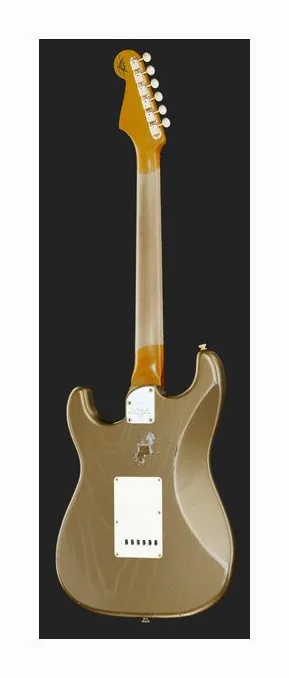 Fender LTD Roasted Strat Relic SG, capotasto e prime posizioni della tastiera