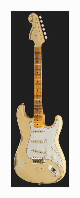 Fender LTD 1969 Strat HR AVWwMC, curve del body viste dall'alto
