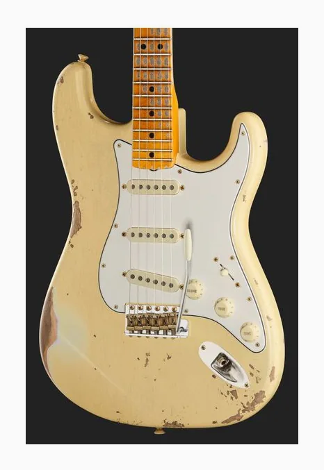 Fender LTD 1969 Strat HR AVWwMC, curve del body viste dall'alto