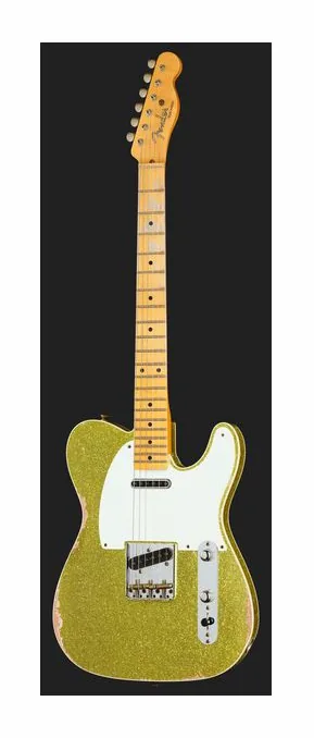Fender LTD Tomatillo Tele Rel ACS, paletta con meccaniche e logo