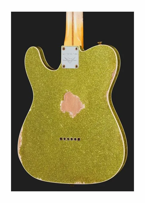 Fender LTD Tomatillo Tele Rel ACS, manico e tastiera visti di lato