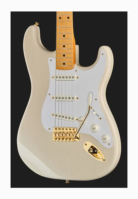 Fender Ltd Vintera III L50s Strat WBL, capotasto e prime posizioni della tastiera