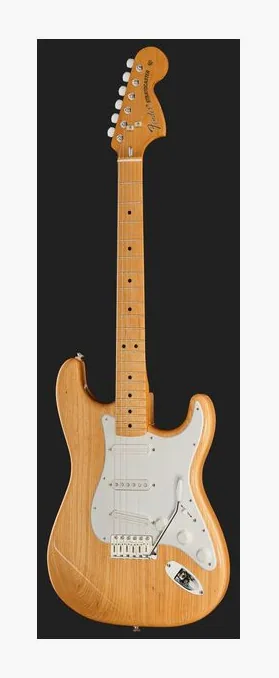 Fender Mark Speer Strat MN NAT, corpo e verniciatura in primo piano