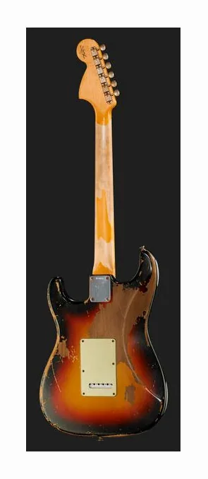 Fender Michael Landau 68 RelicStratSB, manico e tastiera visti di lato