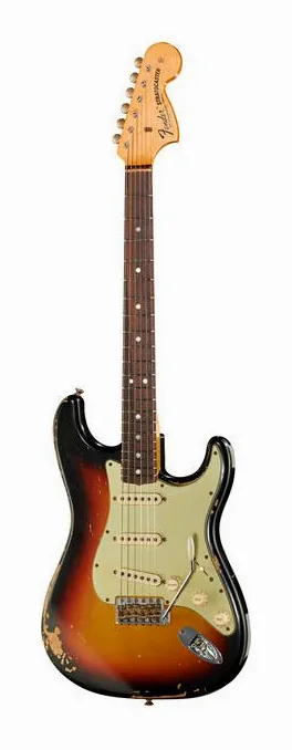 Fender Michael Landau 68 RelicStratSB in primo piano frontale