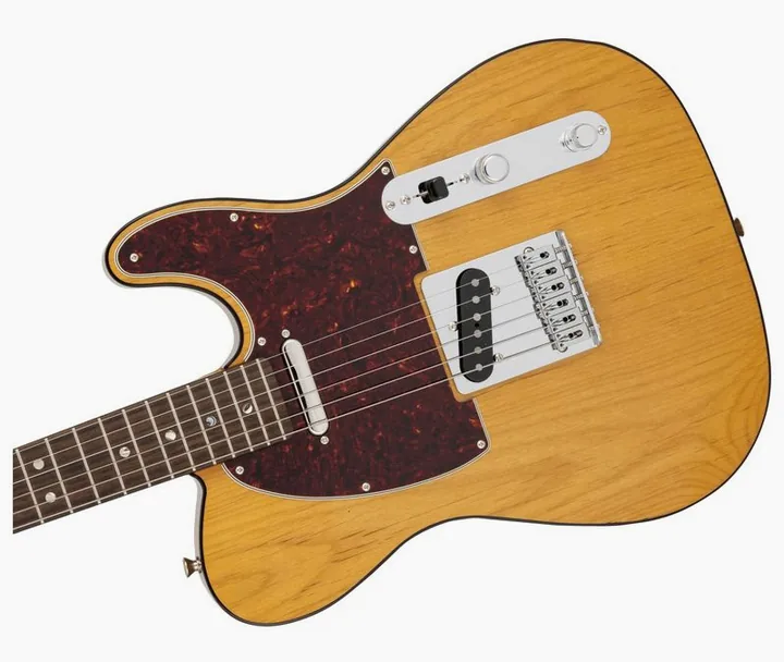 Fender MIJ Active Modern Tele RW VNT, vista posteriore del corpo