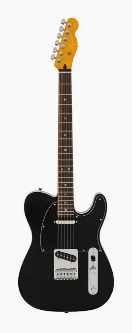 Fender MIJ Active Modern Tele RW BLK in primo piano frontale