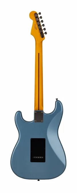 Fender MIJ Hybrid II Strat RW MAB, corpo e verniciatura in primo piano