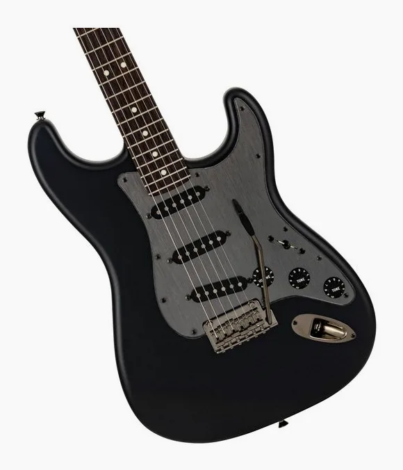 Fender MIJ Hybrid II Strat RW MPB, corpo e verniciatura in primo piano