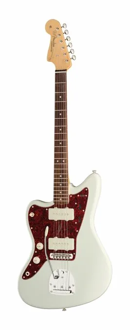 Fender MIJ Trad 60s Jazzm LH RW OWT fotografato frontalmente