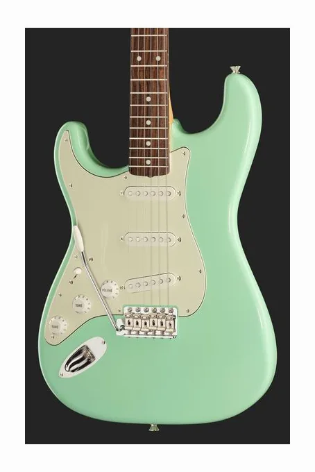 Fender MIJ Trad 60s Strat LH RW SFG, vista posteriore del corpo