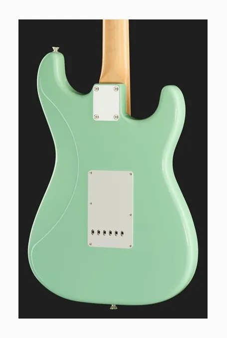 Fender MIJ Trad 60s Strat LH RW SFG, vista posteriore del corpo