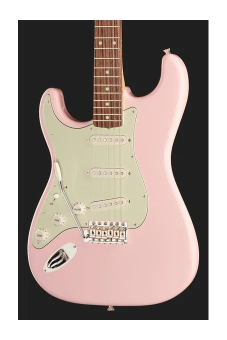Fender MIJ Trad 60s Strat LH RW SHP, paletta con meccaniche e logo